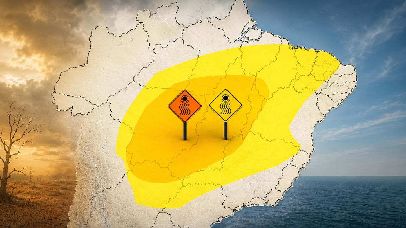 Tempo seco deixa nove estados e o Distrito Federal em alerta. Foto: reprodução.
