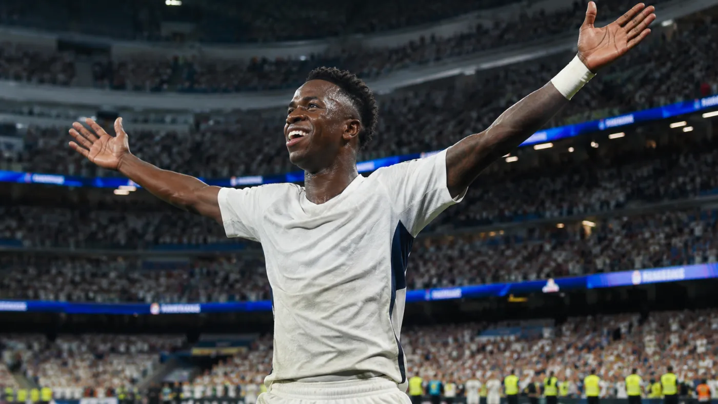 Vinicius Júnior renovou seu contrato com o Real Madrid até junho de 2032.