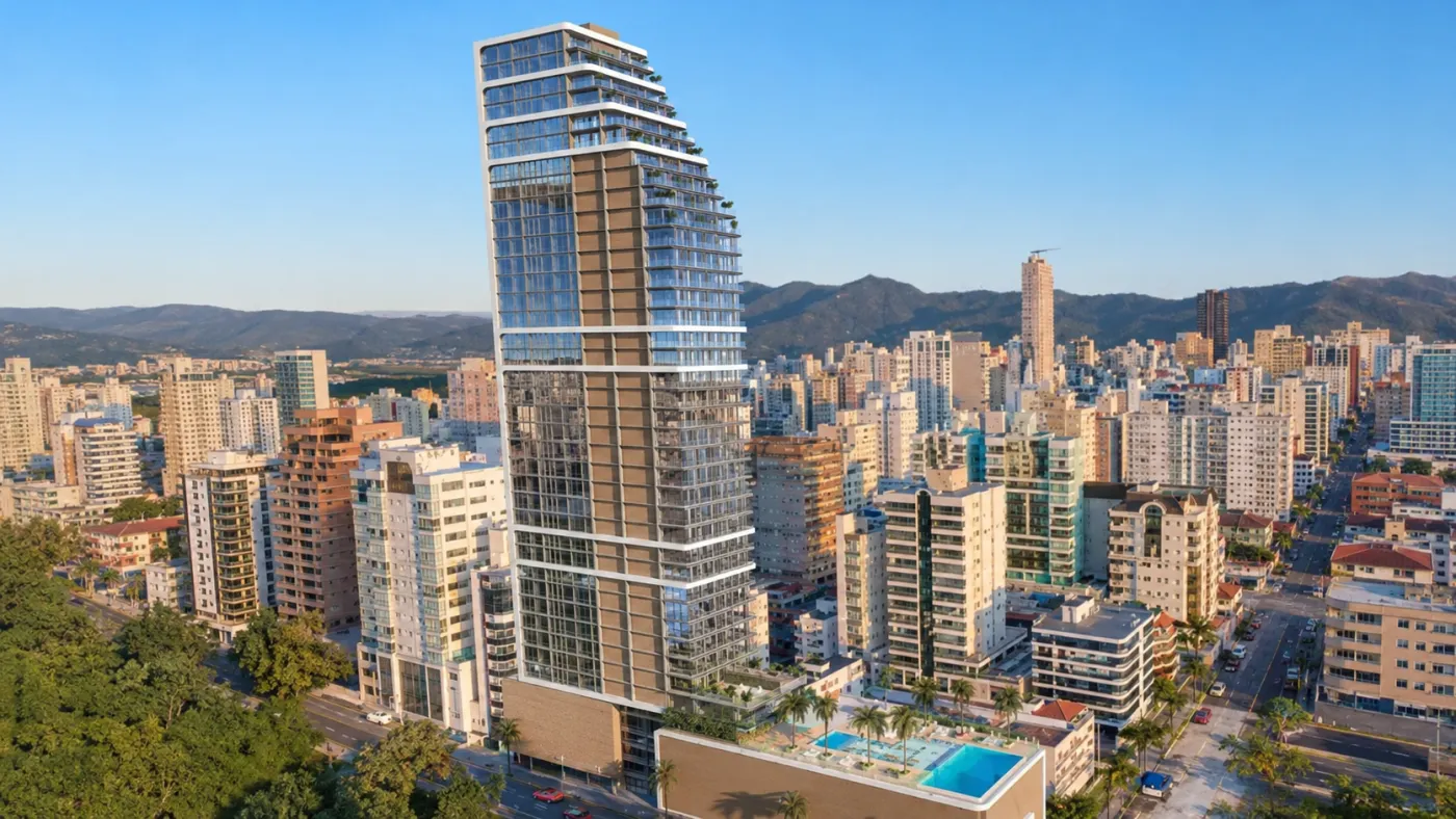 Virginia adquiriu uma unidade de luxo em empreendimento de Itapema.