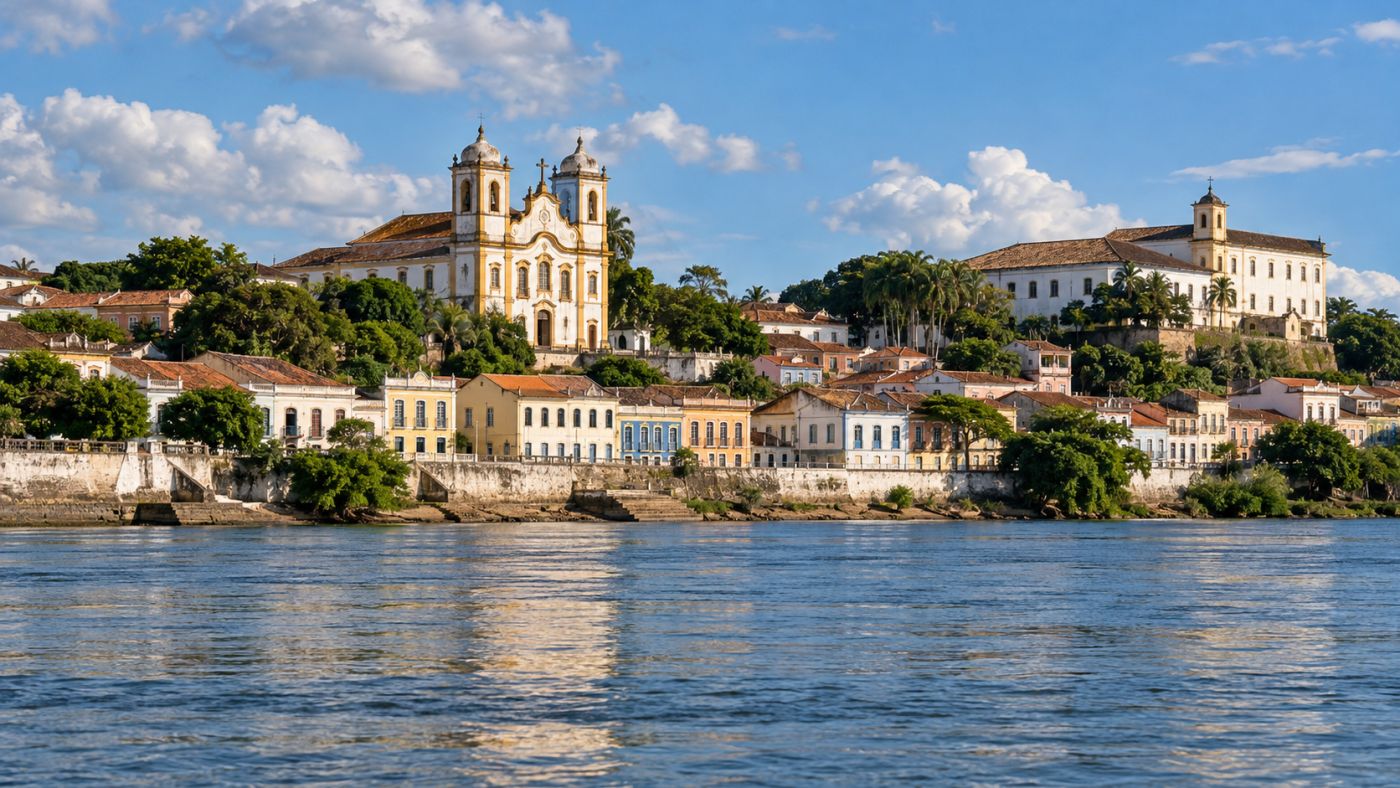 Penedo, em Alagoas, preserva às margens do Rio São Francisco igrejas, casarões e construções que ajudam a contar quase
