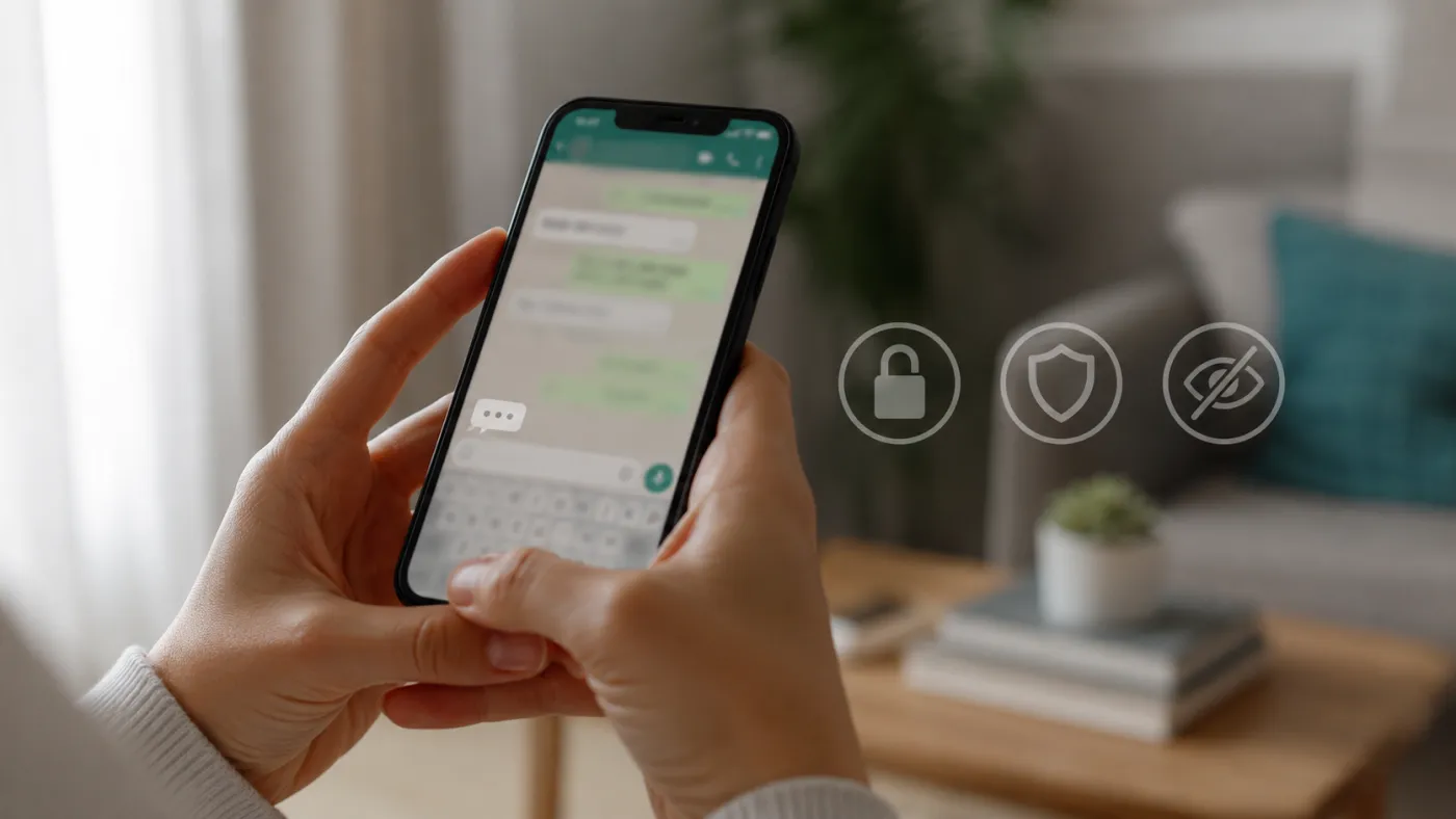WhatsApp não oferece uma opção permanente para desativar o indicador “digitando”.